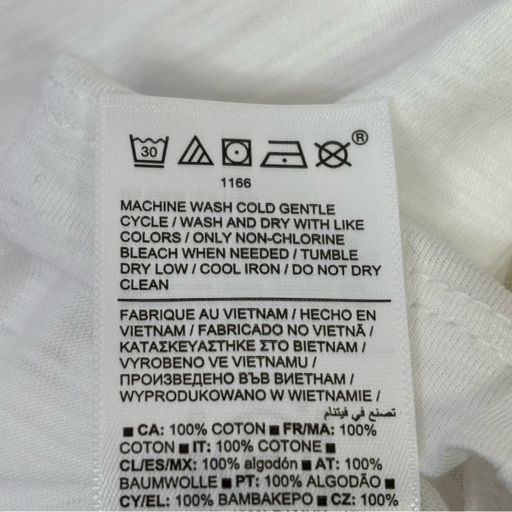 🏷️NWT Athleta Size Large Essential Slub Tee Bright White Semi-Fitted Crew Neck - Picture 7 of 16